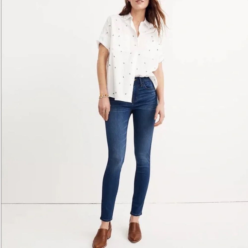 Madewell curvy roadtripper jeans in Orion wash
